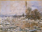 Claude Monet, Breakup of Ice,Grey Weather